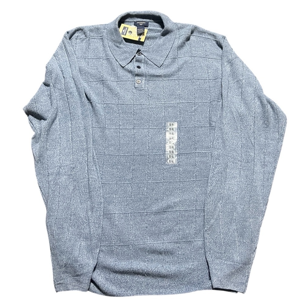 Dockers Men's Blue Textured Casual Shirt super soft